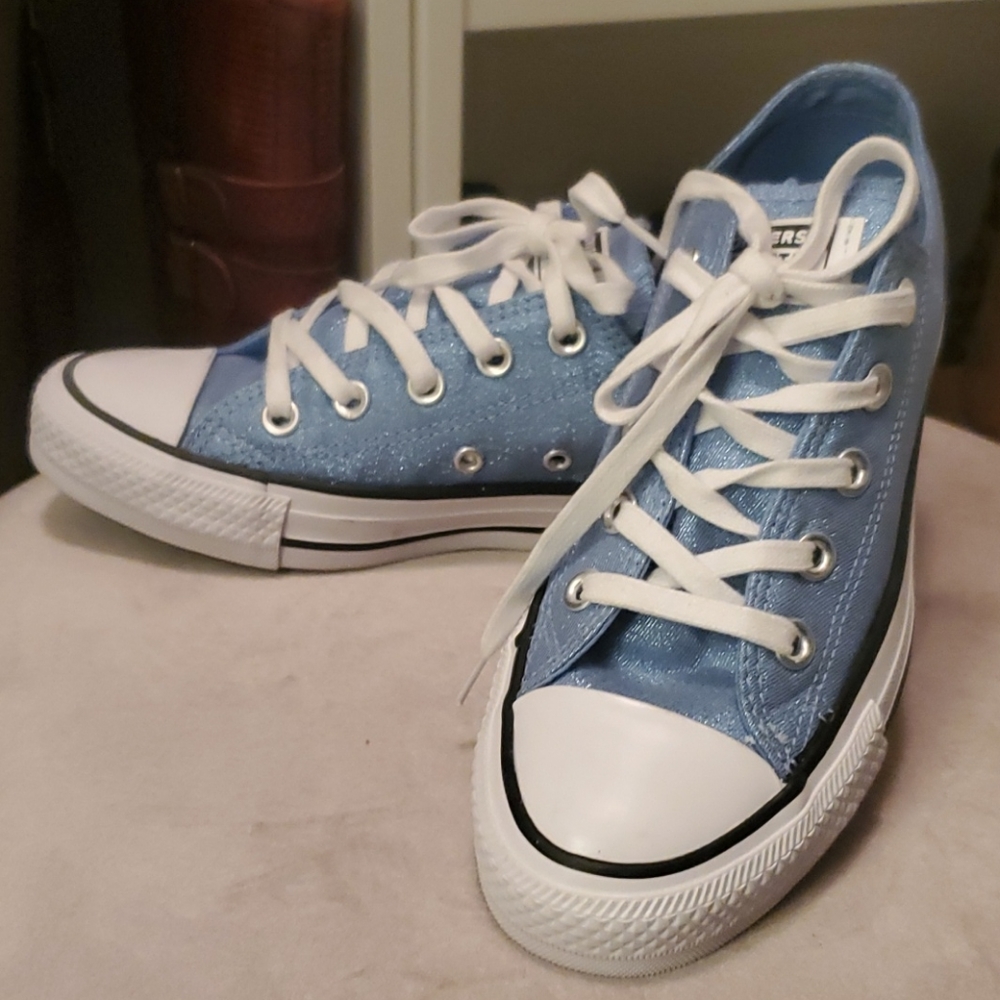 Light blue Converse